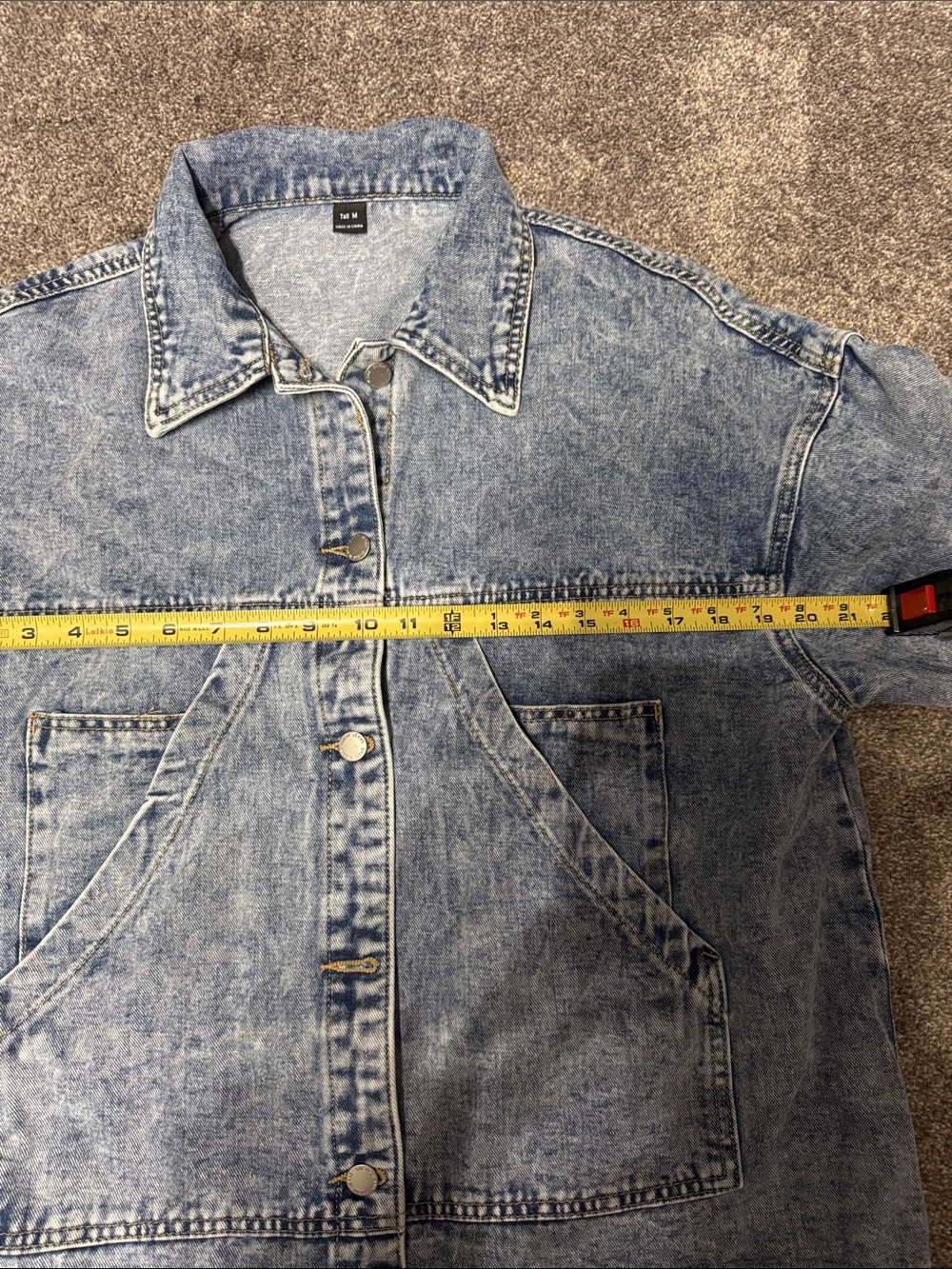 Light Wash Denim Jacket - Picture 7 of 9